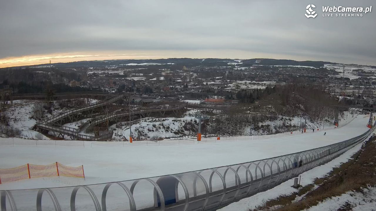 Kurza Góra - widok na stok - 24 luty 2026, 16:11