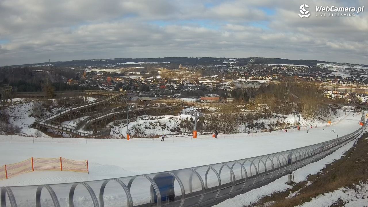 Kurza Góra - widok na stok - 25 luty 2026, 10:57