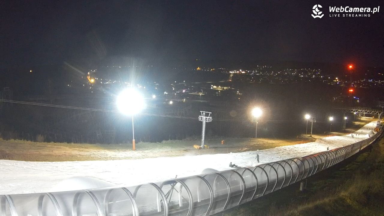 Kurza Góra - widok na stok - 21 grudzień 2025, 16:23