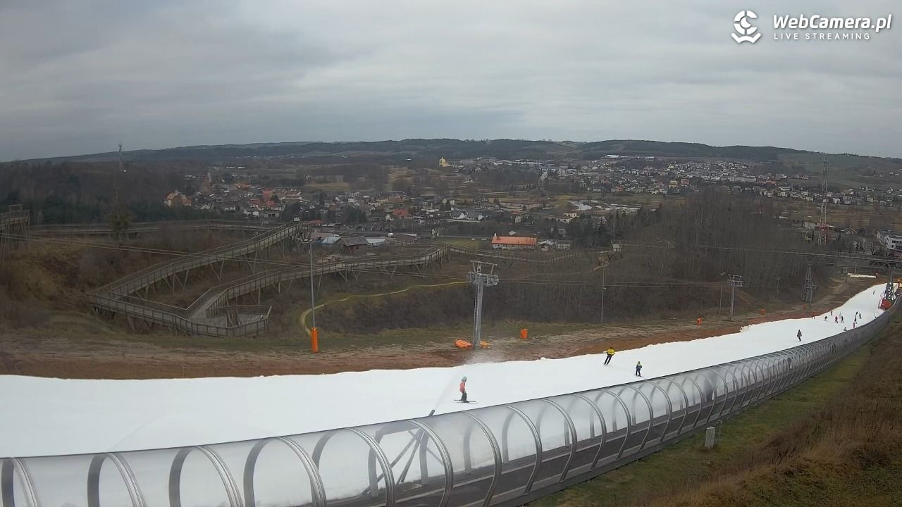 Kurza Góra - widok na stok - 21 grudzień 2025, 11:23