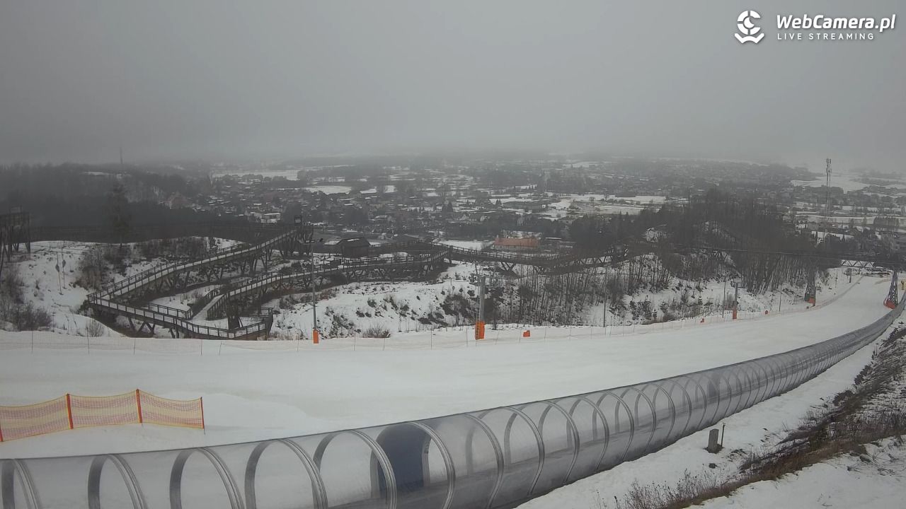 Kurza Góra - widok na stok - 23 luty 2026, 09:33