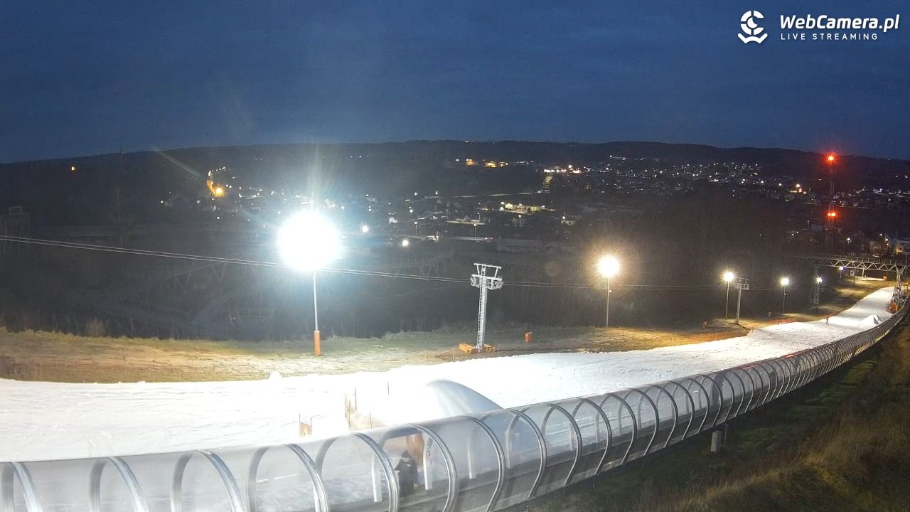 Kurza Góra - widok na stok - 22 grudzień 2025, 16:02