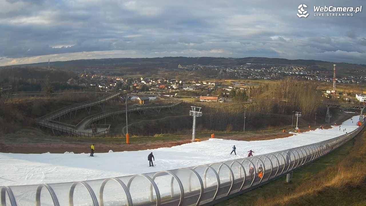 Kurza Góra - widok na stok - 23 grudzień 2025, 13:02