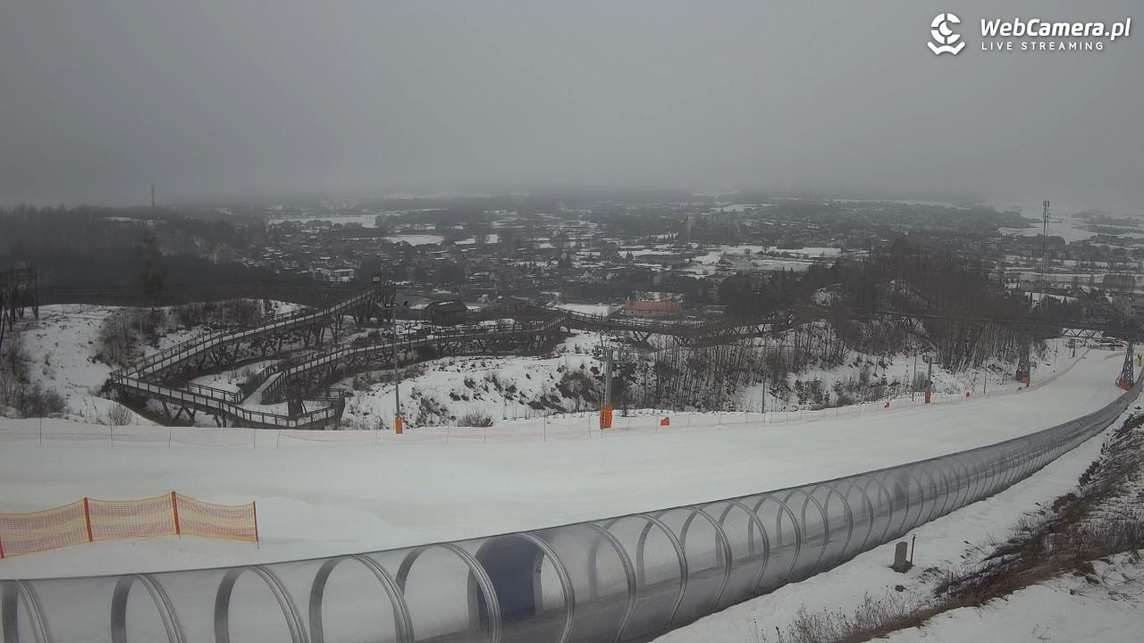 Kurza Góra - widok na stok - 23 luty 2026, 09:29