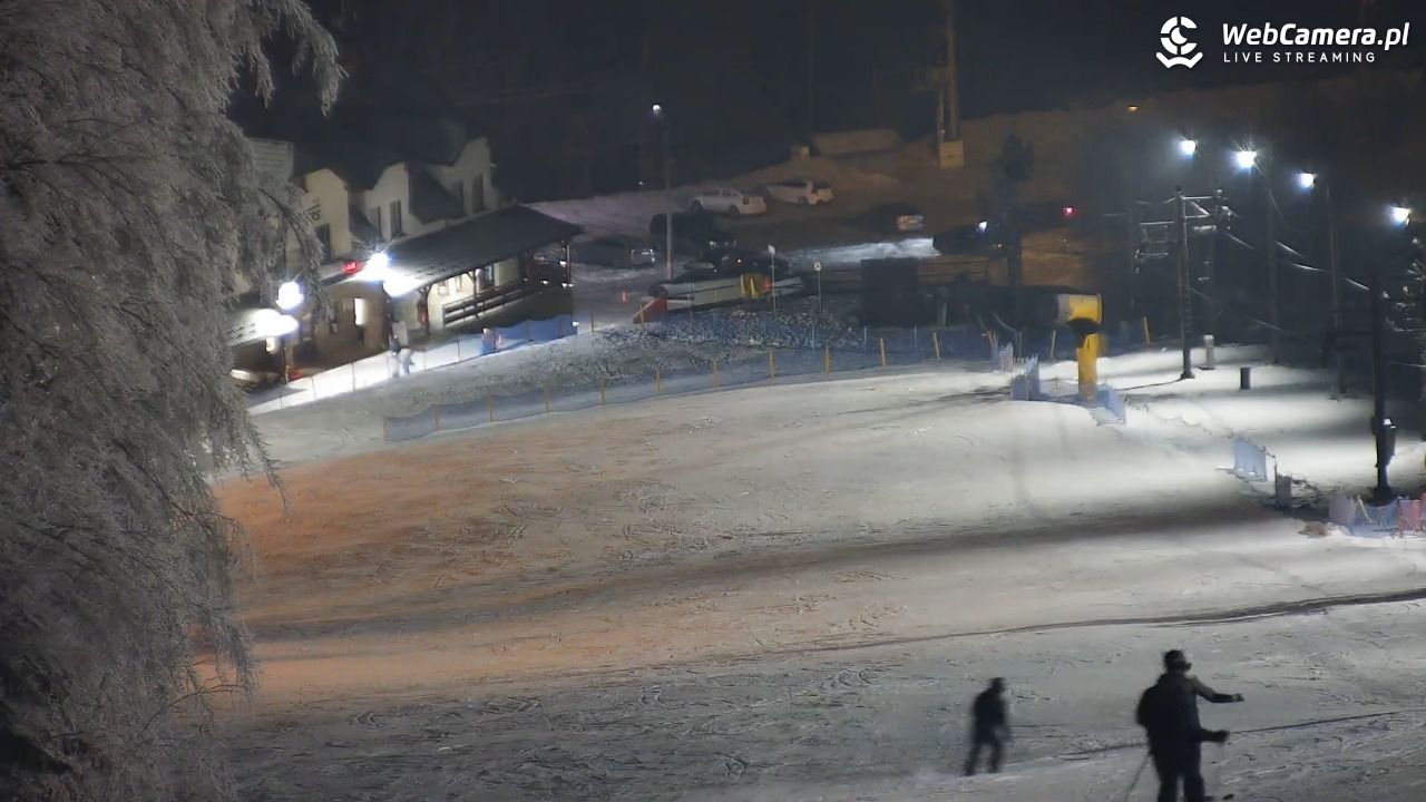 Laskowa-ski - widok na trasy - 01 luty 2026, 18:38
