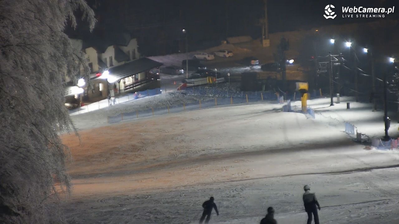 Laskowa-ski - widok na trasy - 01 luty 2026, 18:38