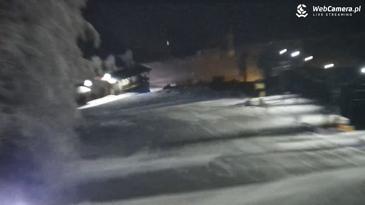 Laskowa-ski - widok na trasy - 03 luty 2026, 20:20