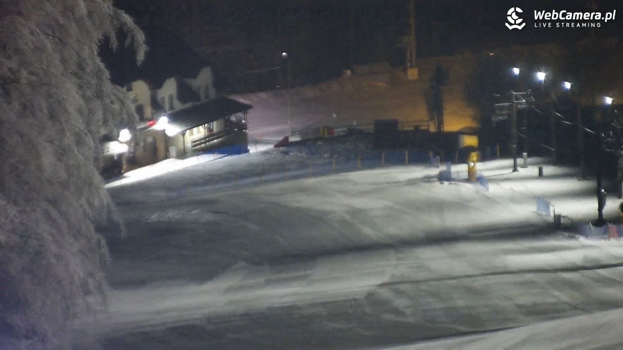 Laskowa-ski - widok na trasy - 03 luty 2026, 20:20