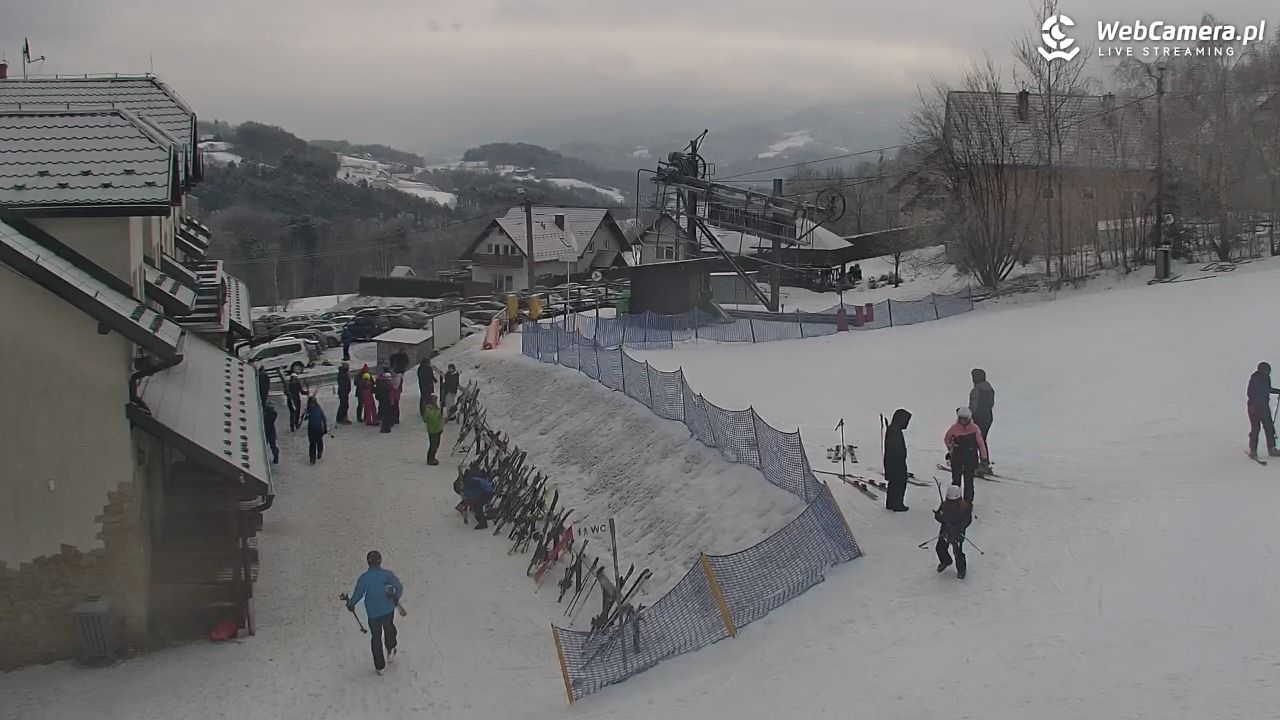 Laskowa-ski - widok z dolnej stacji - 01 luty 2026, 10:48