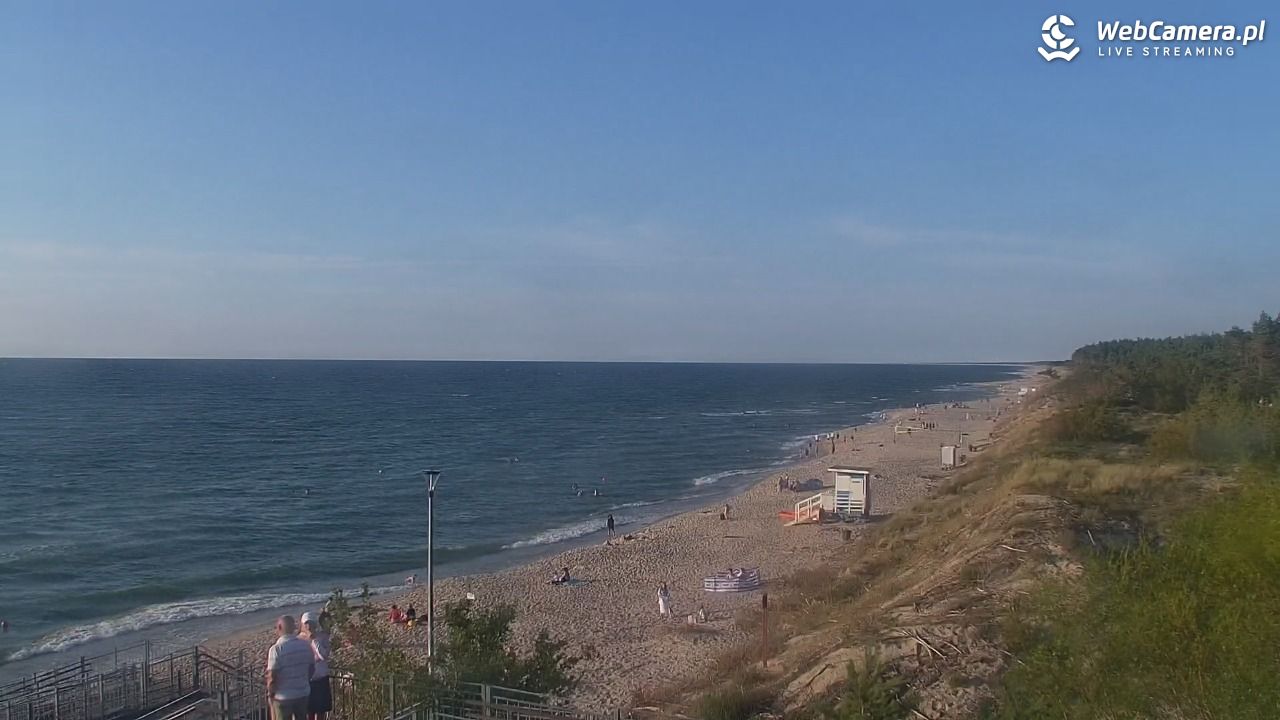ŁAZY - widok na plażę - 15 lipiec 2026, 19:32
