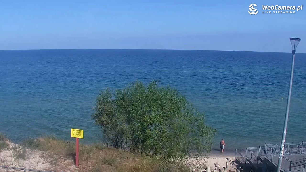 ŁAZY - widok na plażę - 16 lipiec 2026, 10:05