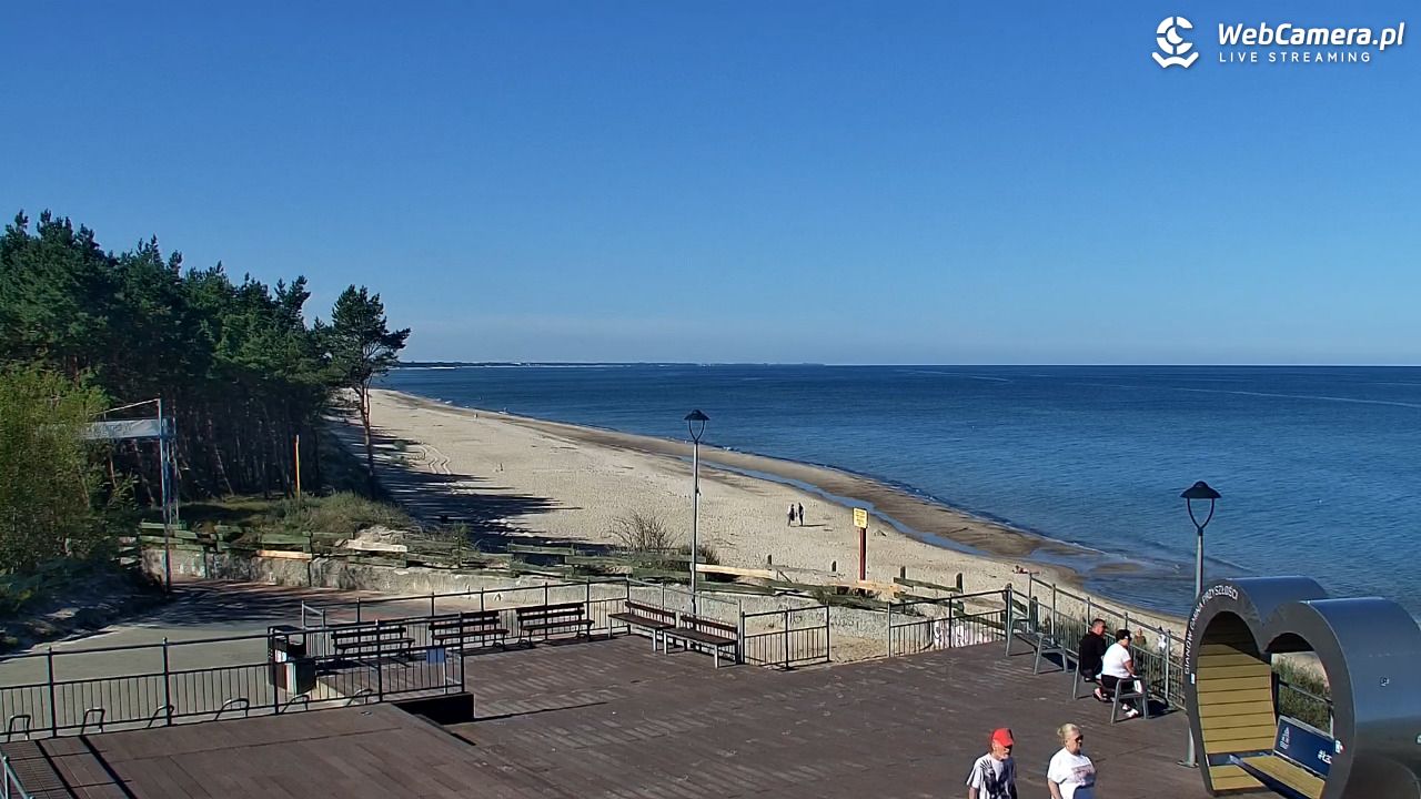 ŁAZY - widok na plażę - 26 sierpień 2026, 10:03