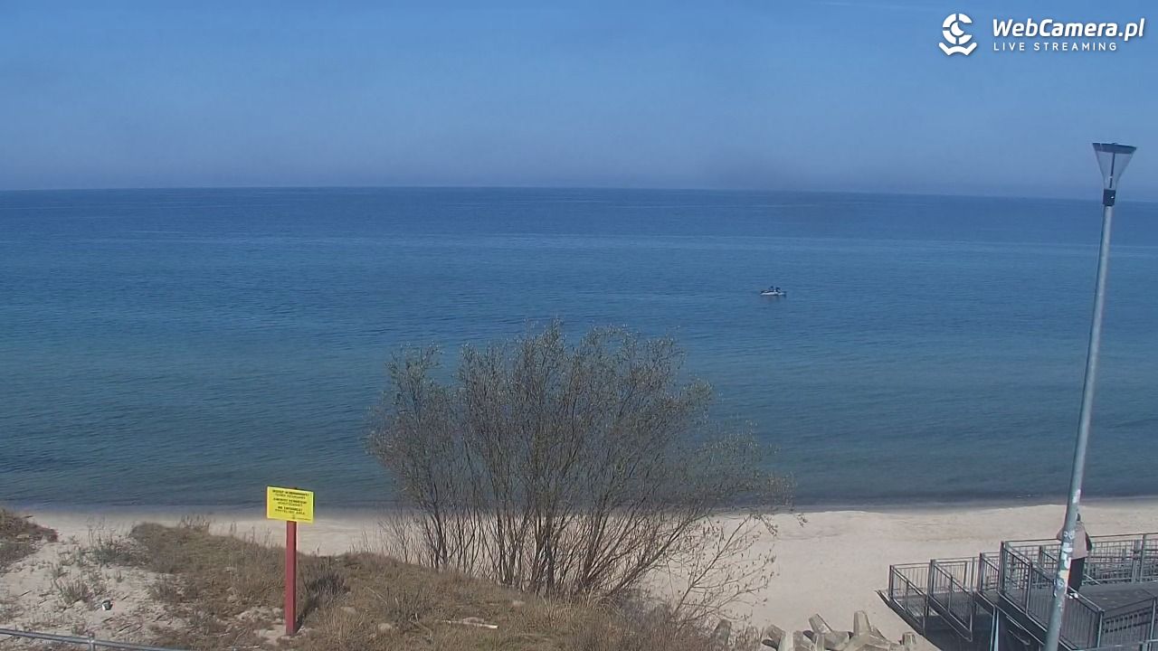 ŁAZY - widok na plażę - 17 kwiecień 2026, 11:01