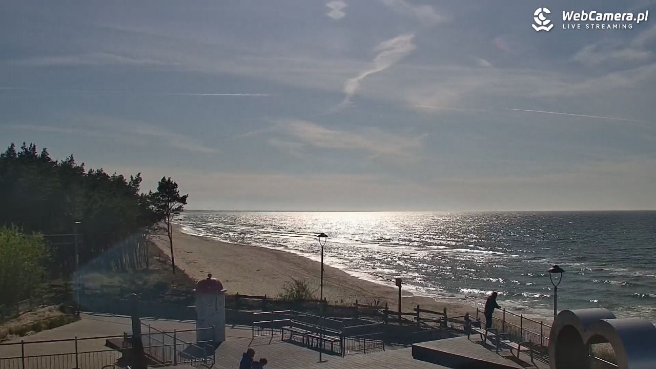 ŁAZY - widok na plażę - 30 kwiecień 2025, 16:23