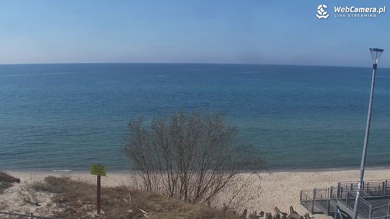 ŁAZY - widok na plażę - 17 kwiecień 2026, 15:51