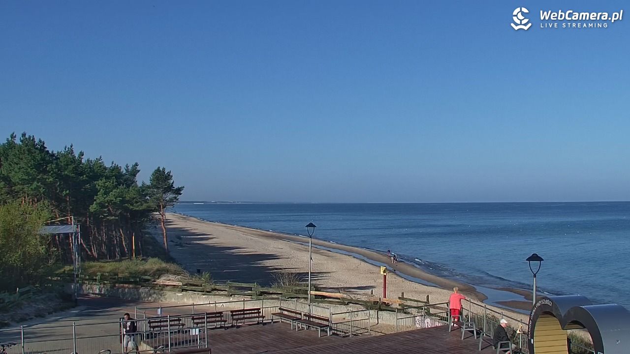 ŁAZY - widok na plażę - 27 sierpień 2026, 12:25