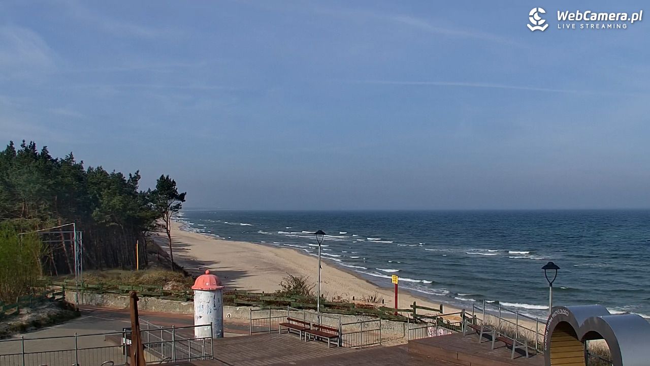 ŁAZY - widok na plażę - 29 kwiecień 2025, 09:16