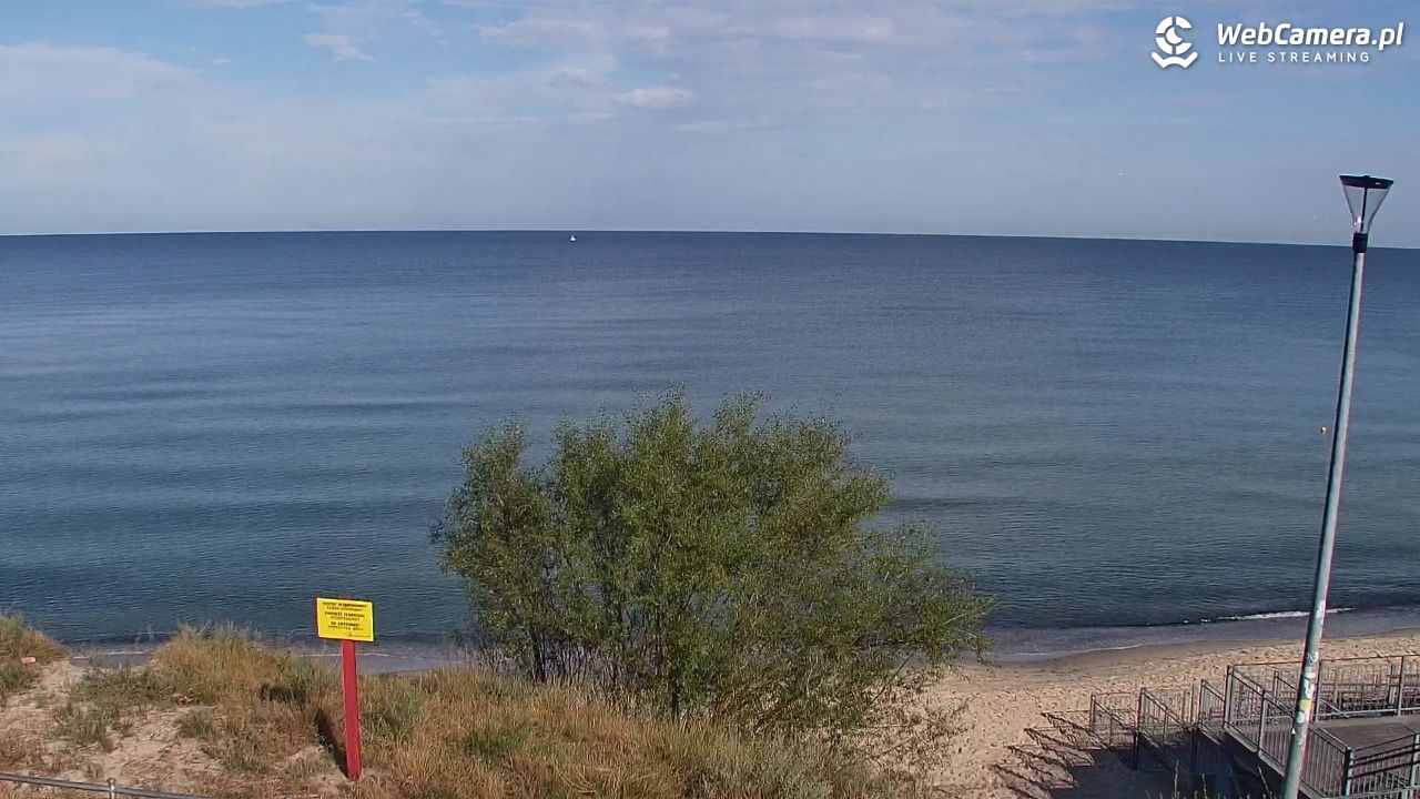 ŁAZY - widok na plażę - 27 sierpień 2025, 09:19