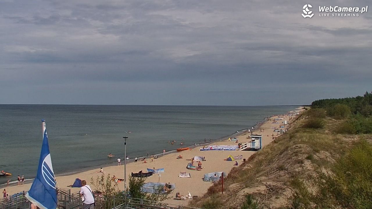 ŁAZY - widok na plażę - 27 sierpień 2025, 12:59