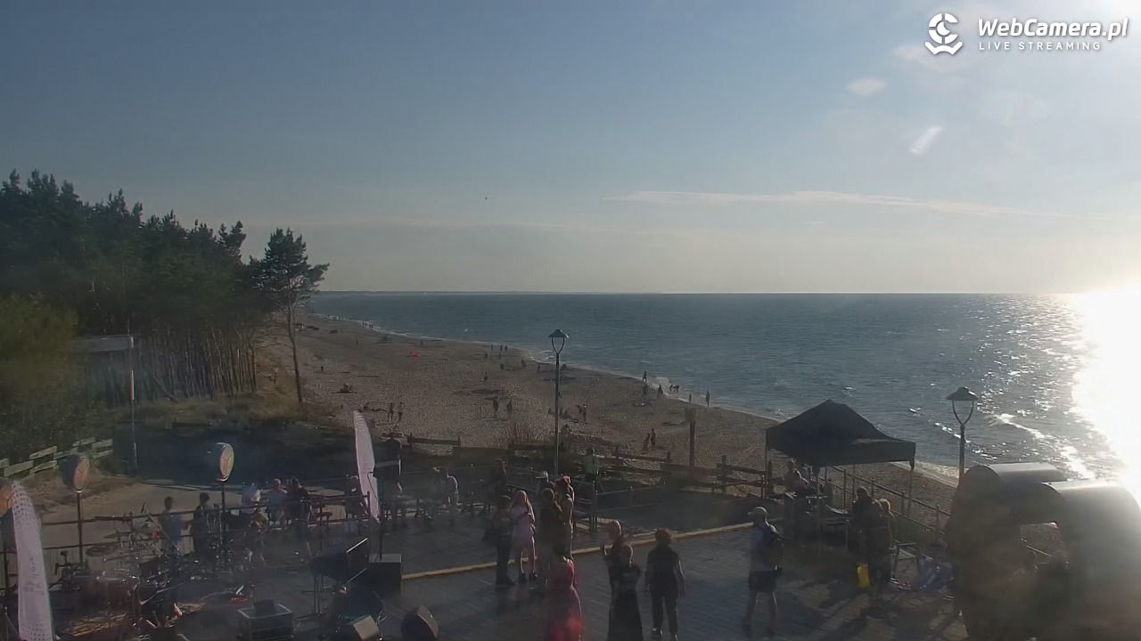 ŁAZY - widok na plażę - 16 lipiec 2026, 18:36