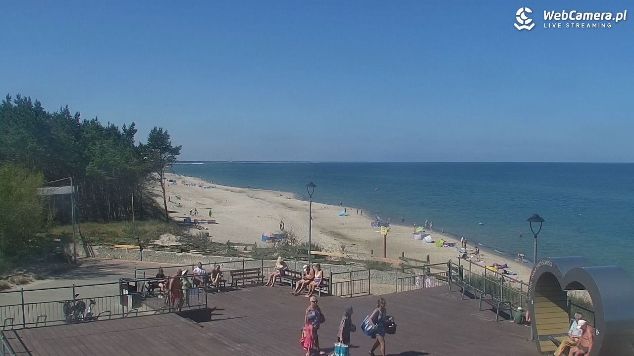 ŁAZY - widok na plażę - 16 lipiec 2026, 10:51