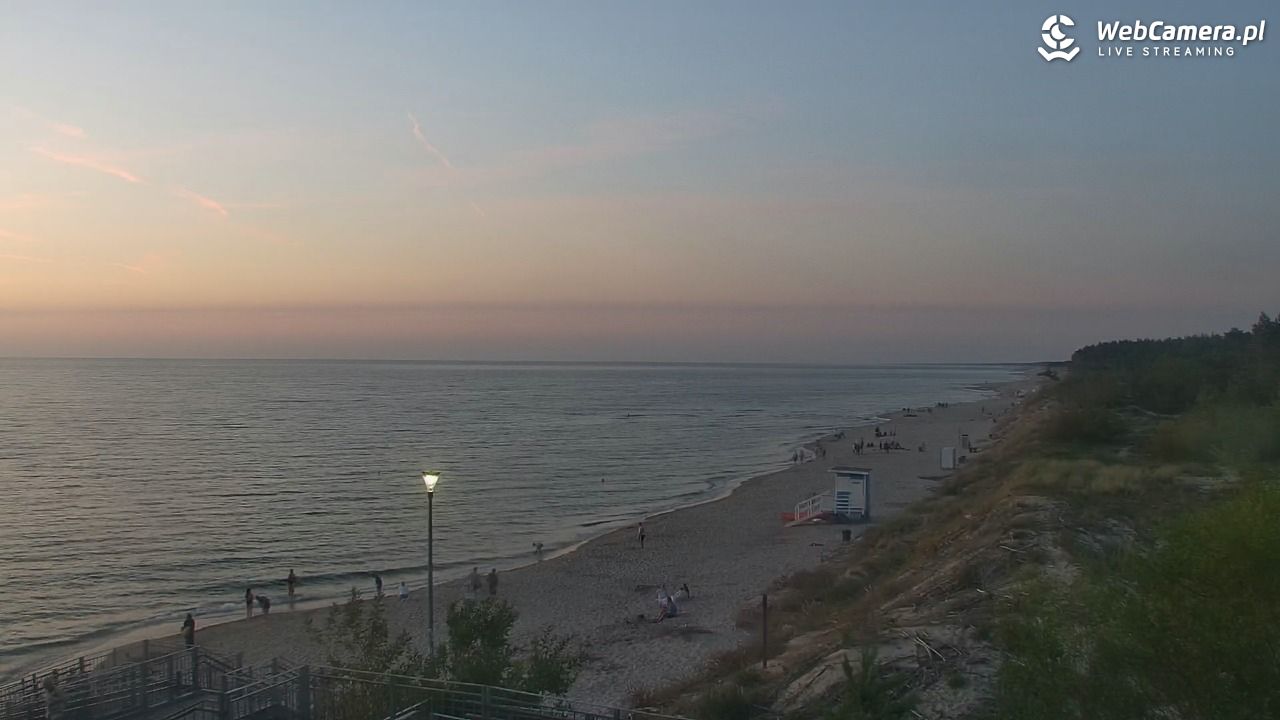 ŁAZY - widok na plażę - 16 lipiec 2026, 21:40