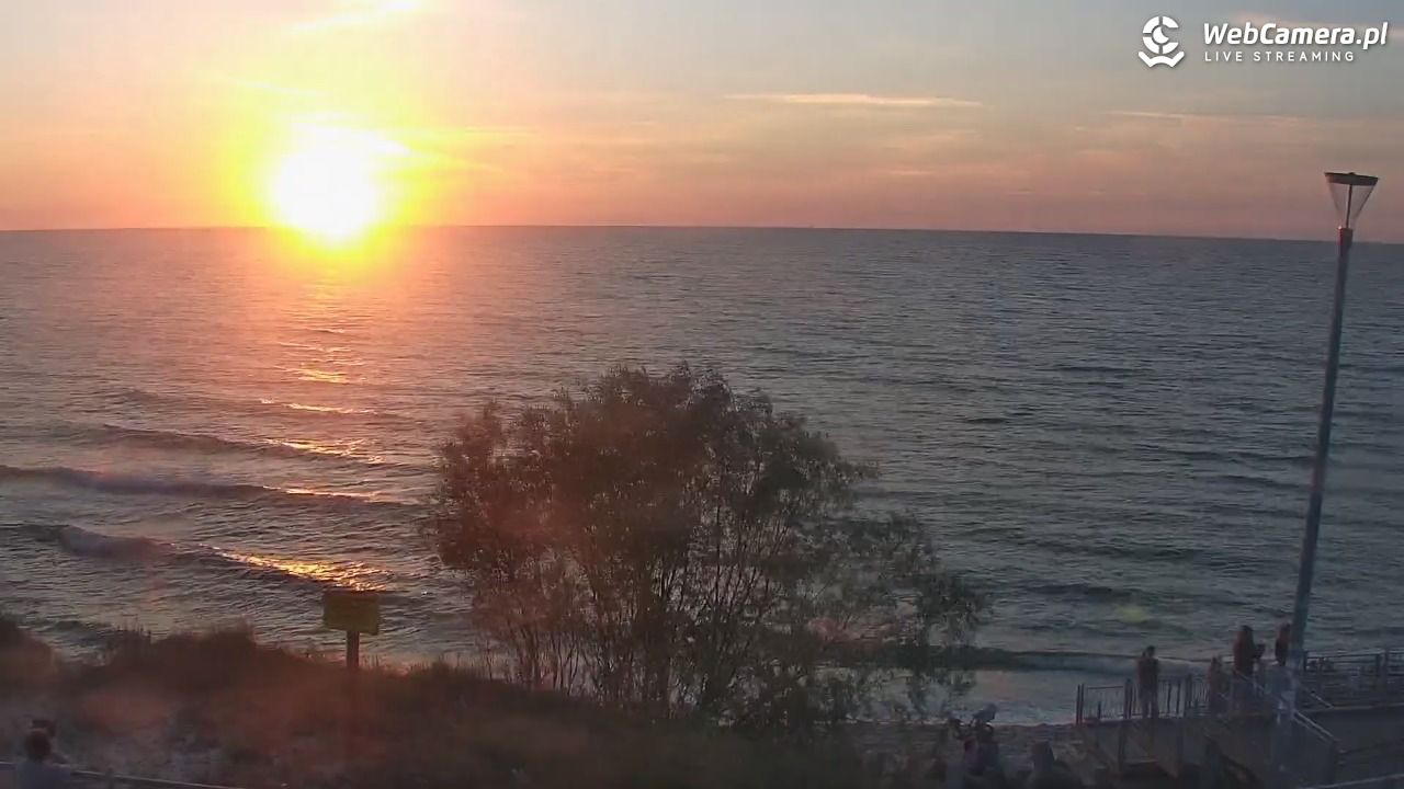 ŁAZY - widok na plażę - 15 lipiec 2026, 21:10