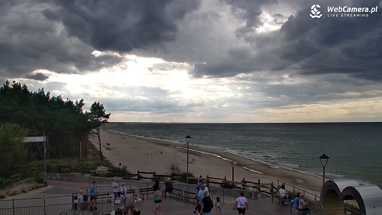 ŁAZY - widok na plażę - 30 sierpień 2026, 15:39