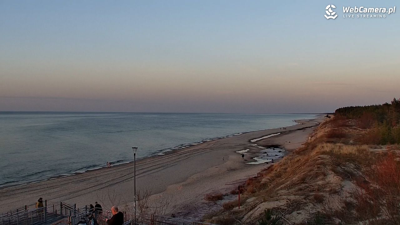 ŁAZY - widok na plażę - 27 luty 2026, 17:13