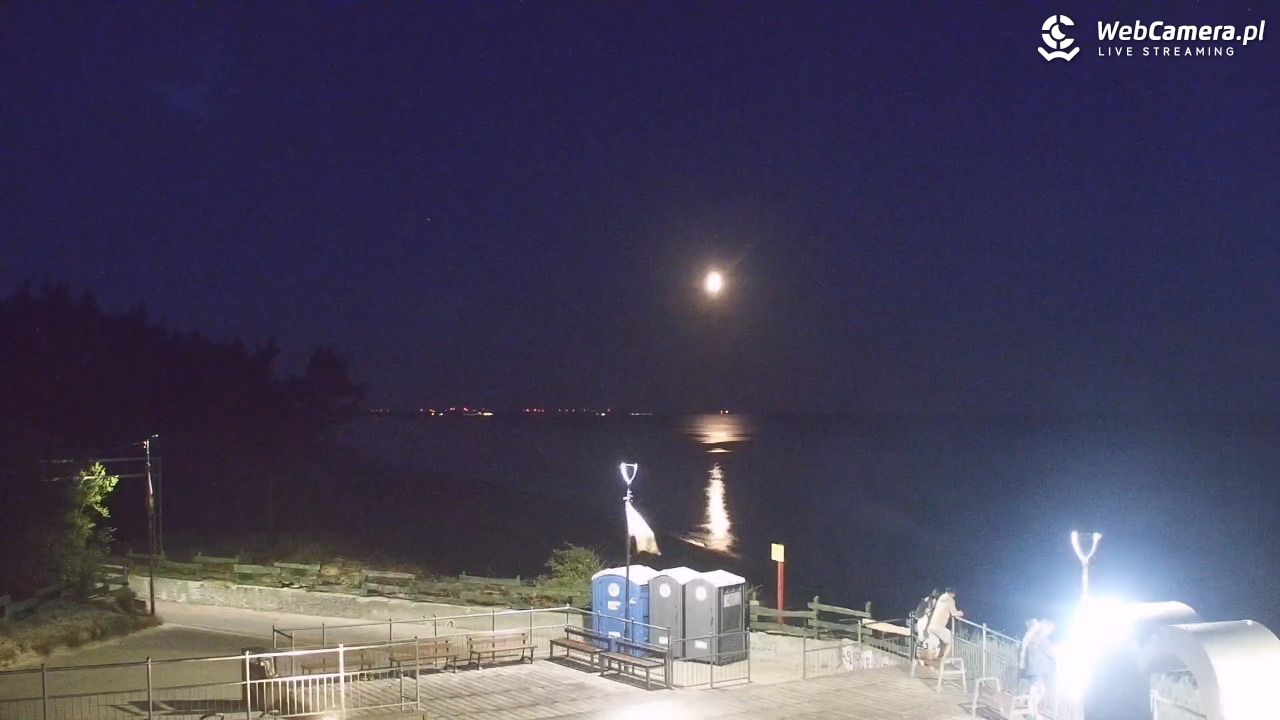 ŁAZY - widok na plażę - 02 lipiec 2025, 23:31
