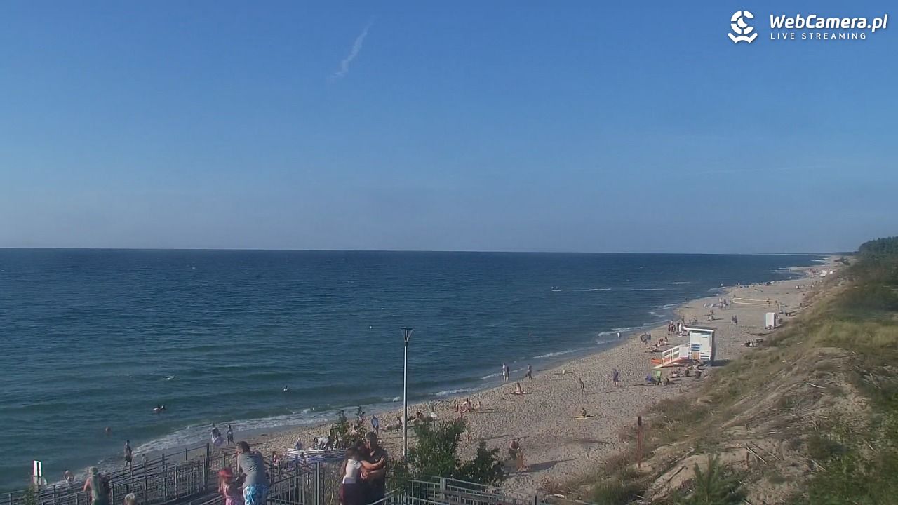 ŁAZY - widok na plażę - 16 lipiec 2026, 18:37