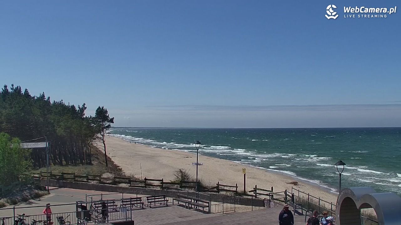 ŁAZY - widok na plażę - 30 maj 2026, 13:17