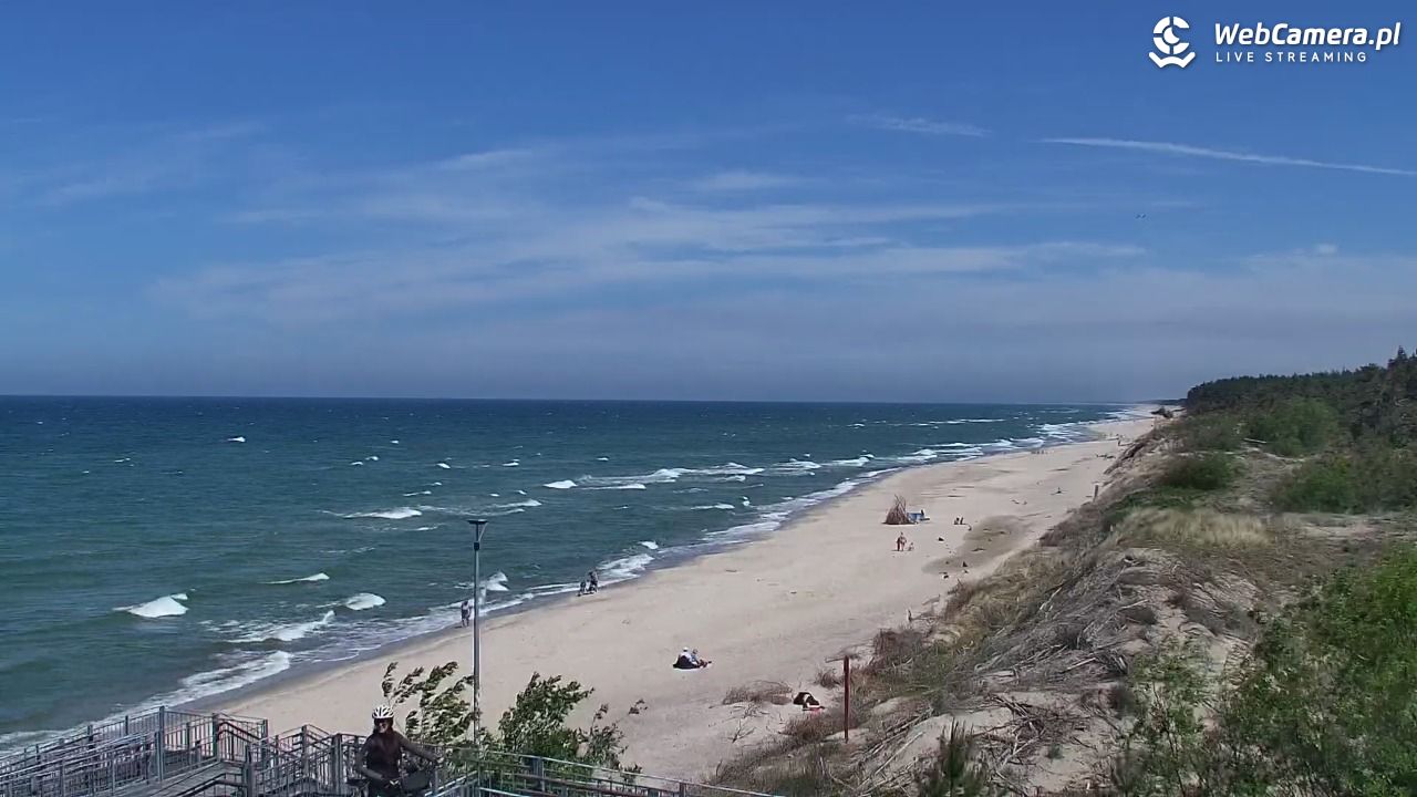 ŁAZY - widok na plażę - 30 maj 2026, 12:14