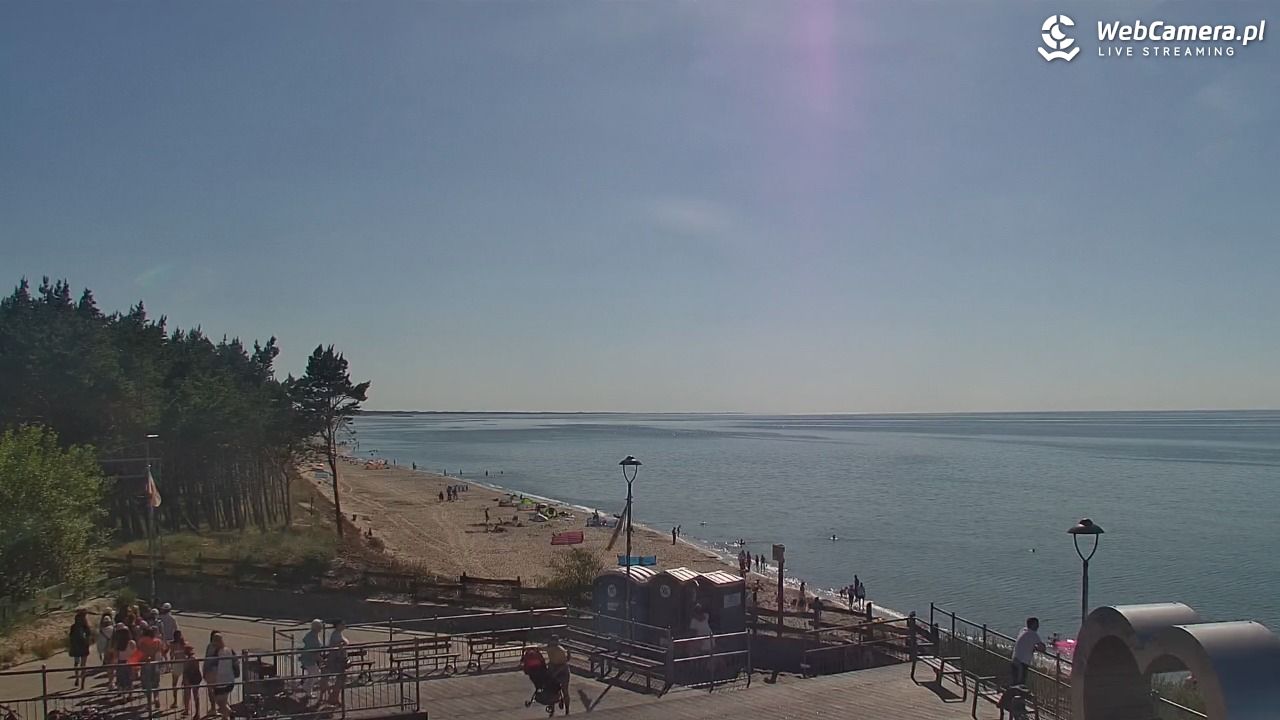 ŁAZY - widok na plażę - 02 lipiec 2025, 16:42
