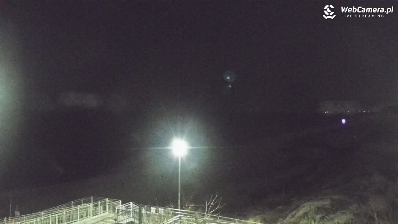 ŁAZY - widok na plażę - 26 luty 2026, 22:22