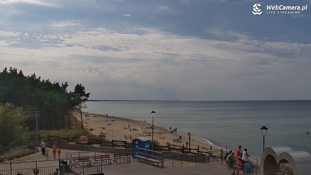 ŁAZY - widok na plażę - 27 sierpień 2025, 14:35