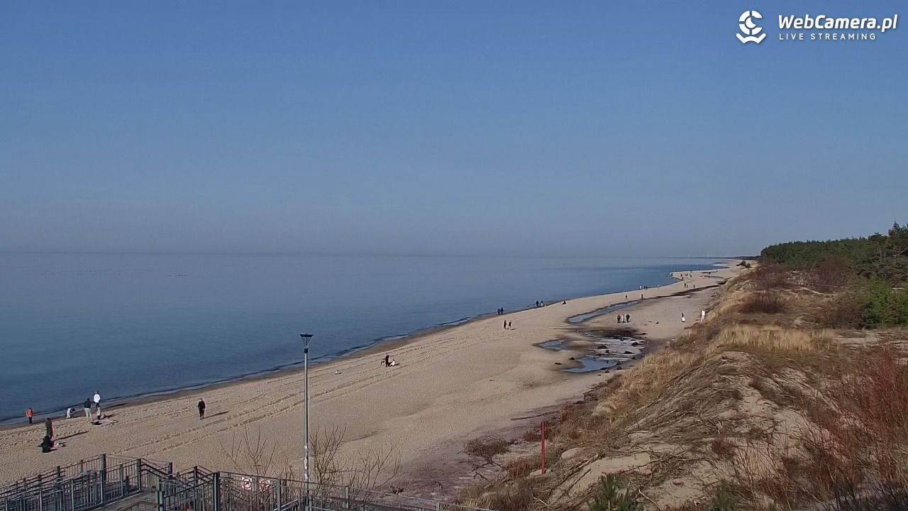 ŁAZY - widok na plażę - 28 luty 2026, 14:49