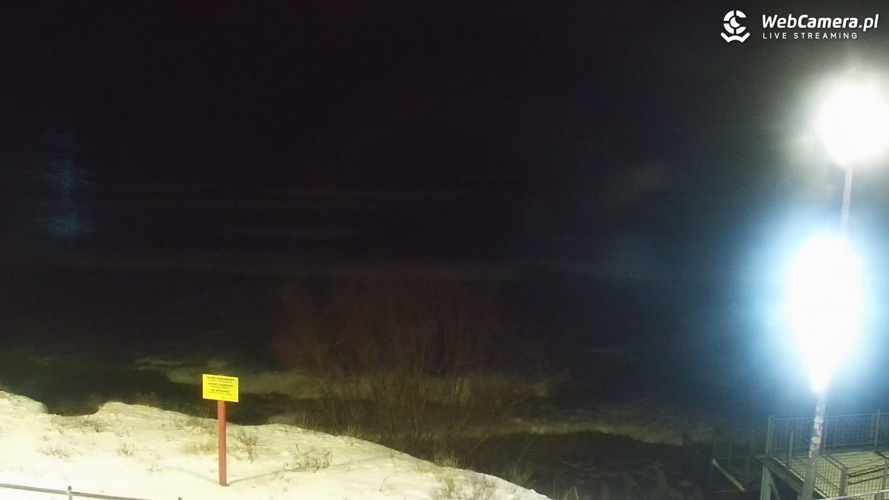 ŁAZY - widok na plażę - 10 styczeń 2026, 18:41