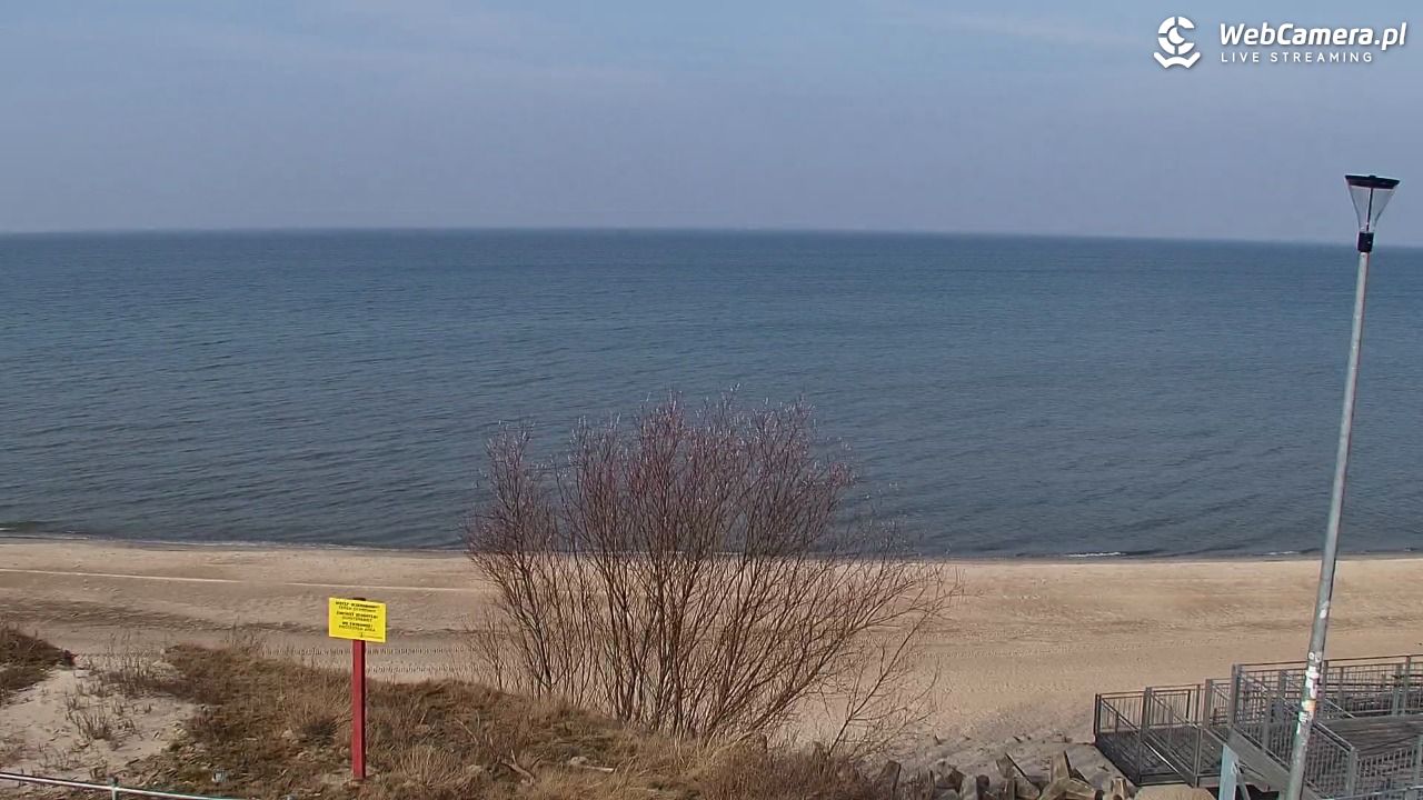 ŁAZY - widok na plażę - 27 luty 2026, 12:18