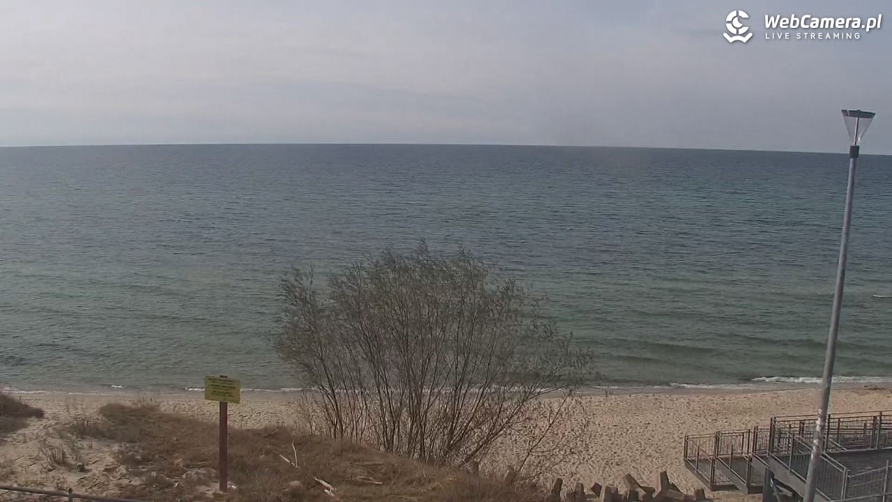 ŁAZY - widok na plażę - 18 kwiecień 2026, 16:27
