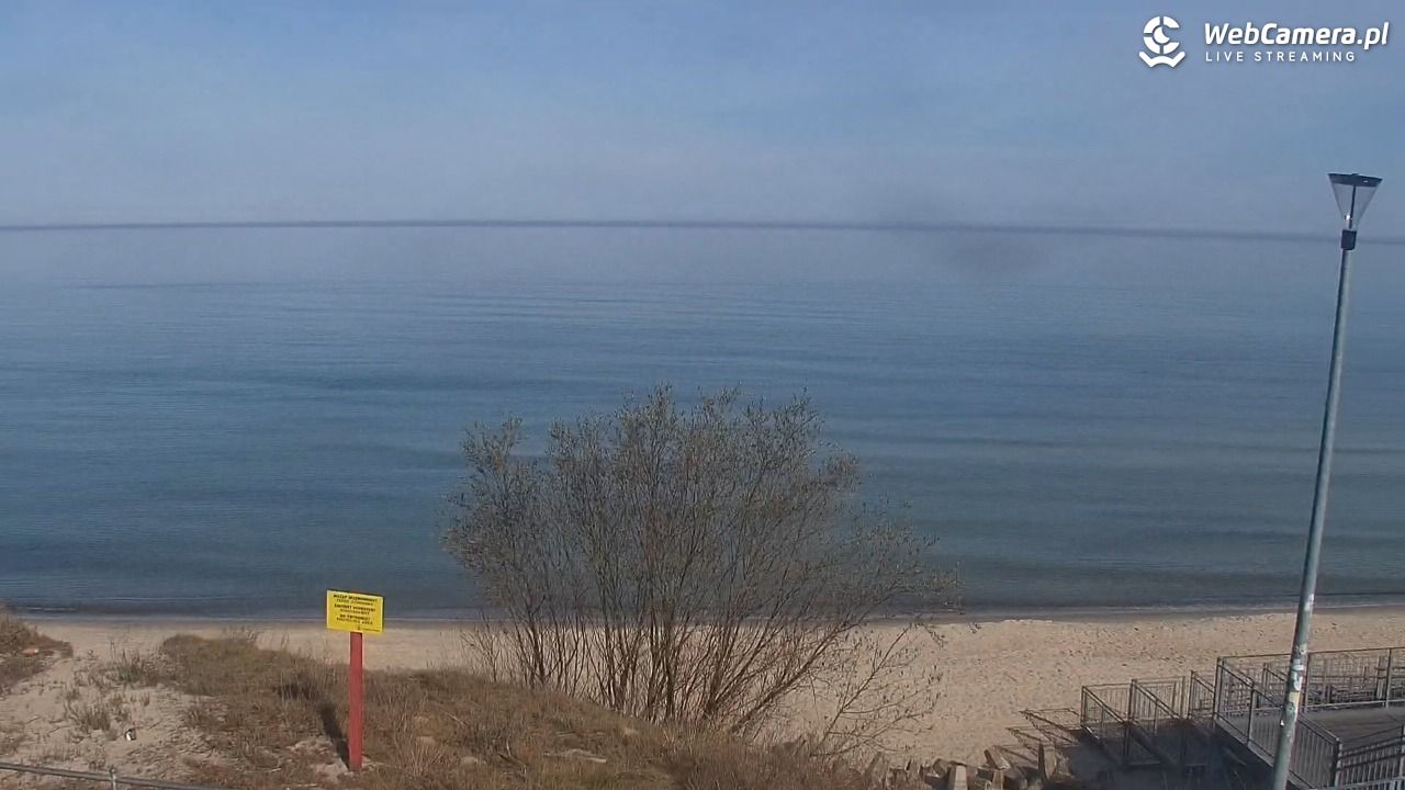 ŁAZY - widok na plażę - 18 kwiecień 2026, 09:20