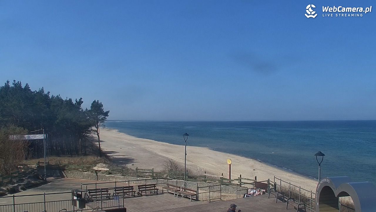 ŁAZY - widok na plażę - 17 kwiecień 2026, 11:18