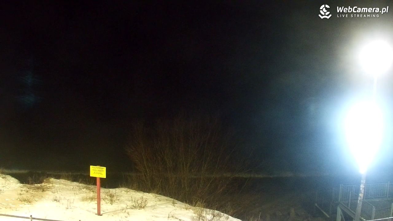 ŁAZY - widok na plażę - 12 styczeń 2026, 17:29
