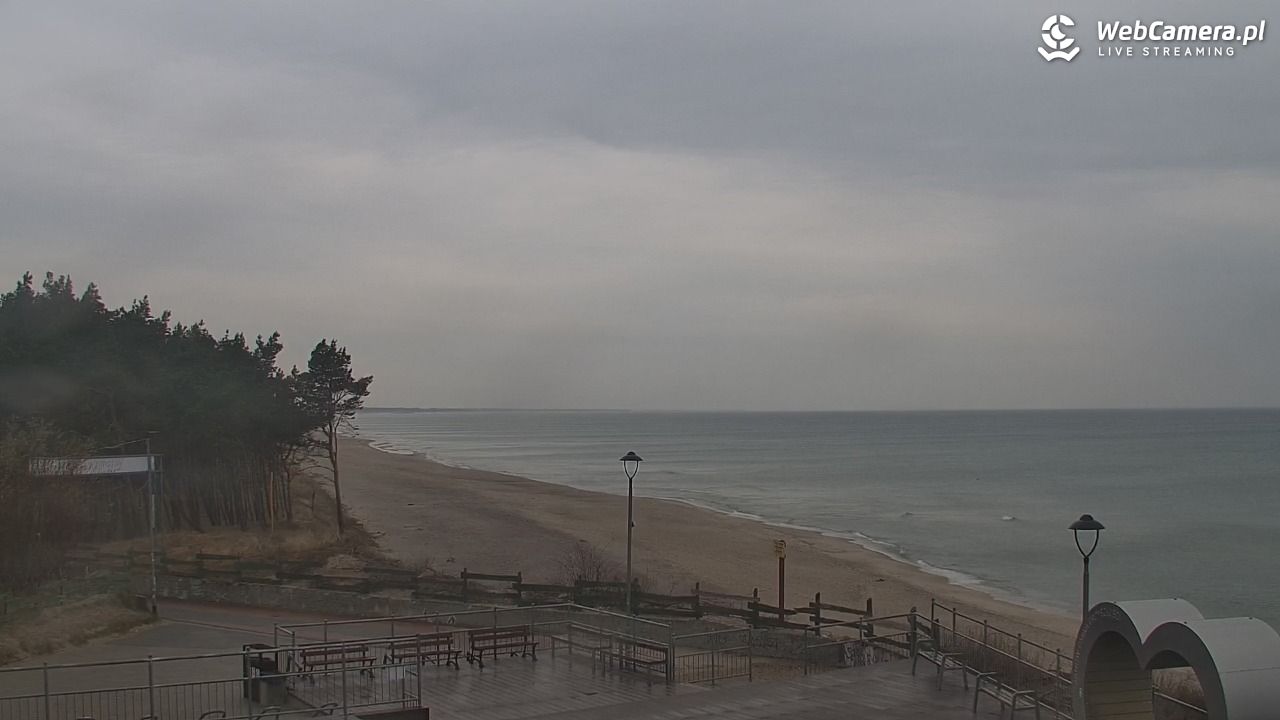 ŁAZY - widok na plażę - 14 kwiecień 2026, 15:02
