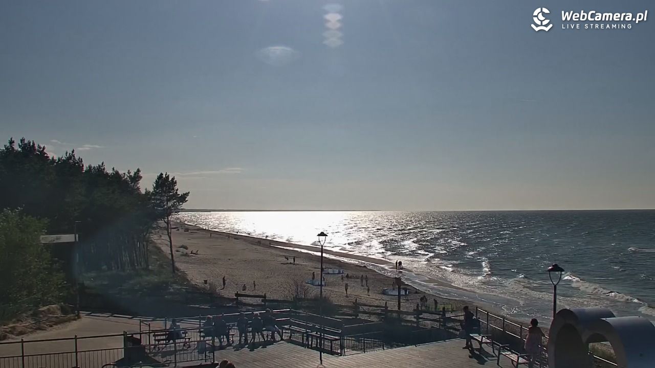 ŁAZY - widok na plażę - 26 sierpień 2026, 16:38