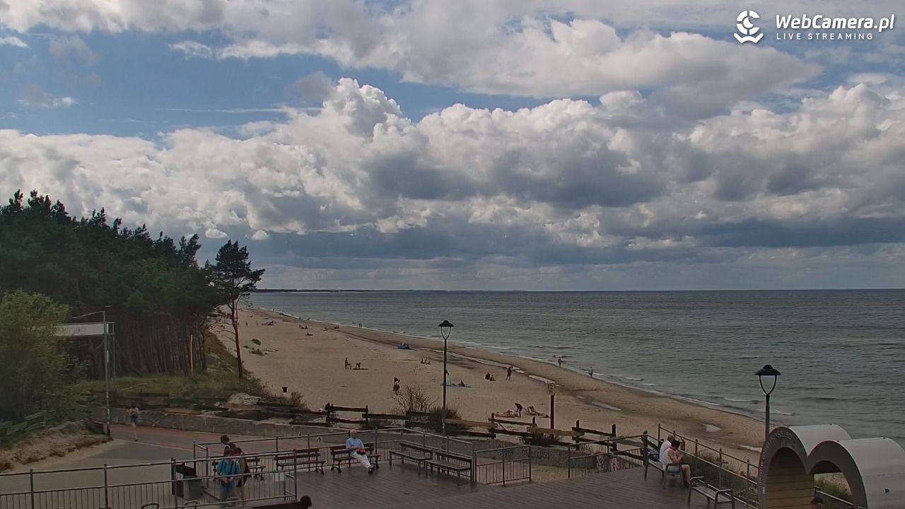 ŁAZY - widok na plażę - 30 sierpień 2026, 13:14
