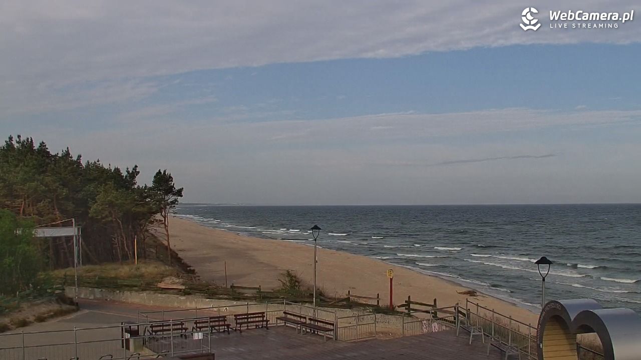 ŁAZY - widok na plażę - 30 maj 2026, 07:46