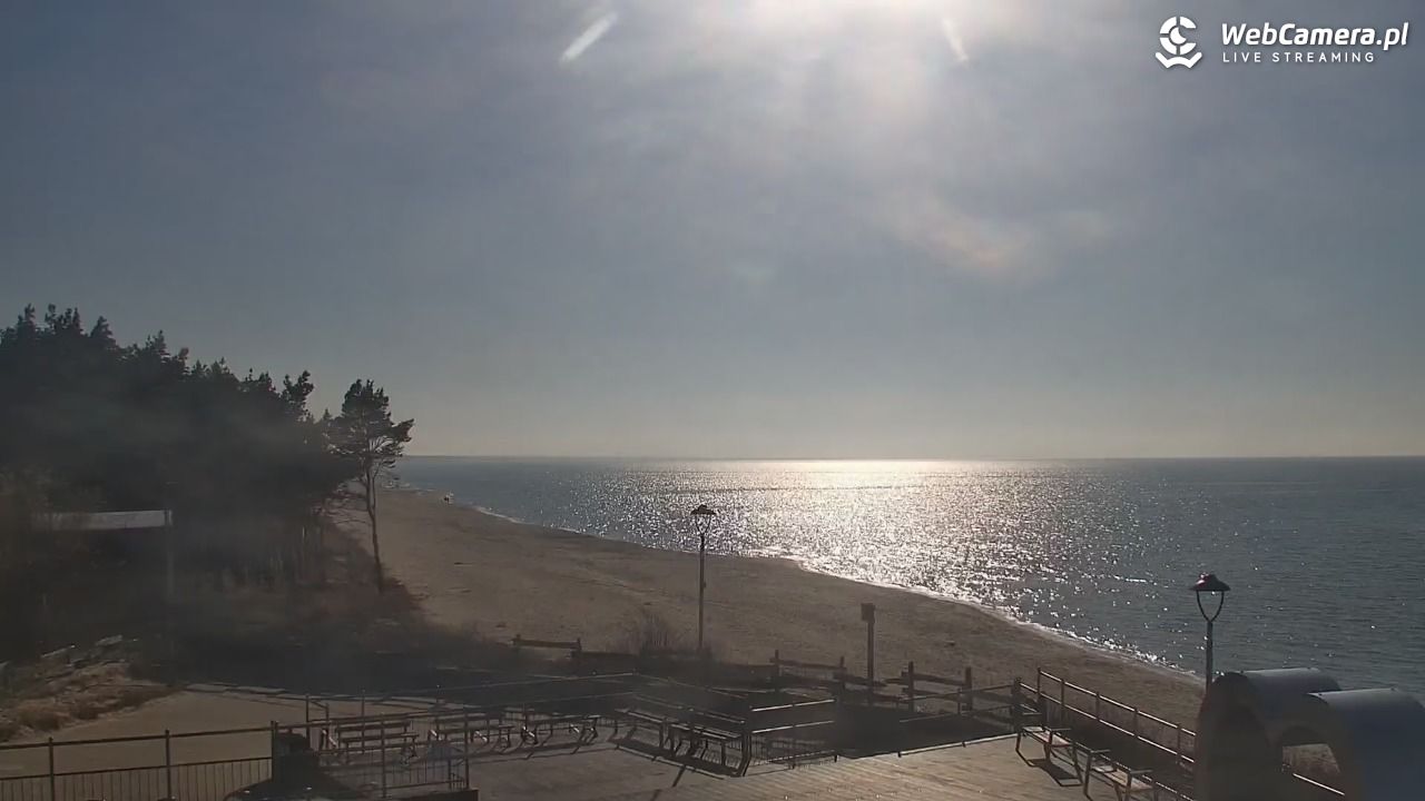 ŁAZY - widok na plażę - 17 kwiecień 2026, 16:59