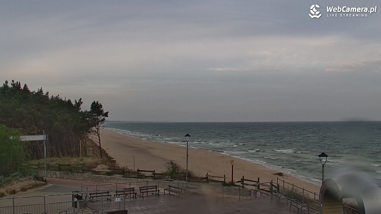 ŁAZY - widok na plażę - 30 maj 2026, 06:41