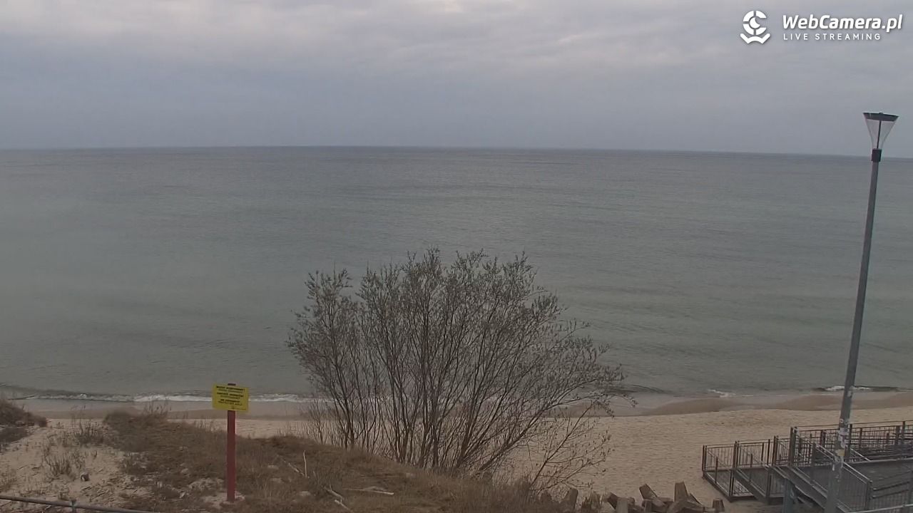 ŁAZY - widok na plażę - 13 kwiecień 2026, 17:08